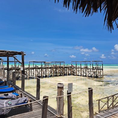 Strand voorbeeldaccommodatie Zanzibar Reef and Beach resort